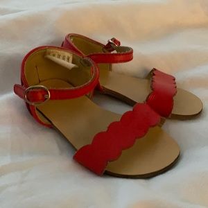 Janie and Jack scalloped sandals